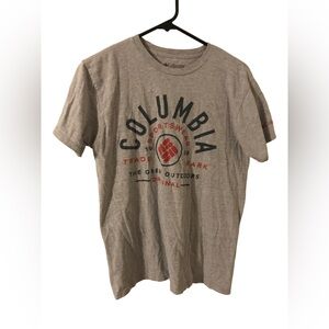 Columbia Gray Graphic T-Shirt for Men